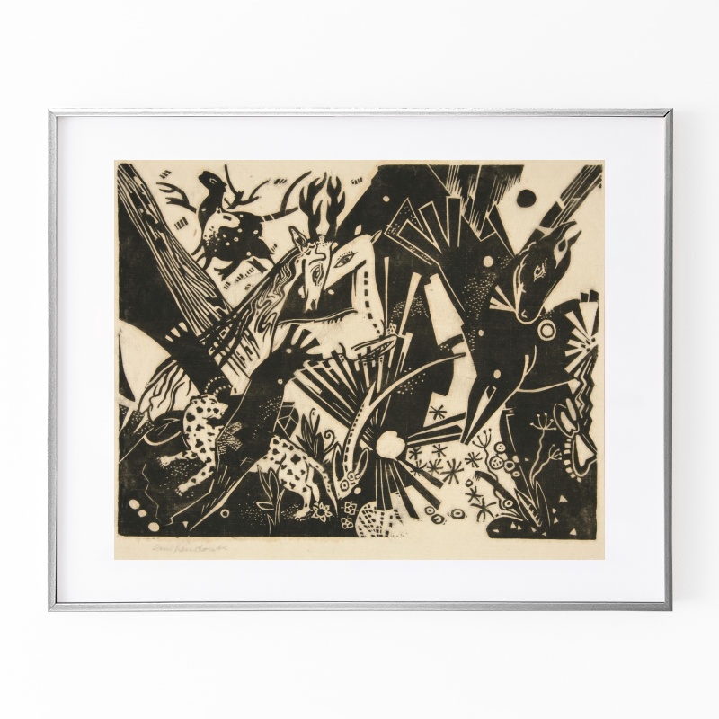 GEORG HEINRICHS 絵画　絵　古物　古美術　美術品　アンティーク heinrich_campendonk_compositio